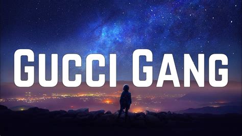 gucci gang gucci gang gucci gang clean version|gucci gang clean lyrics.